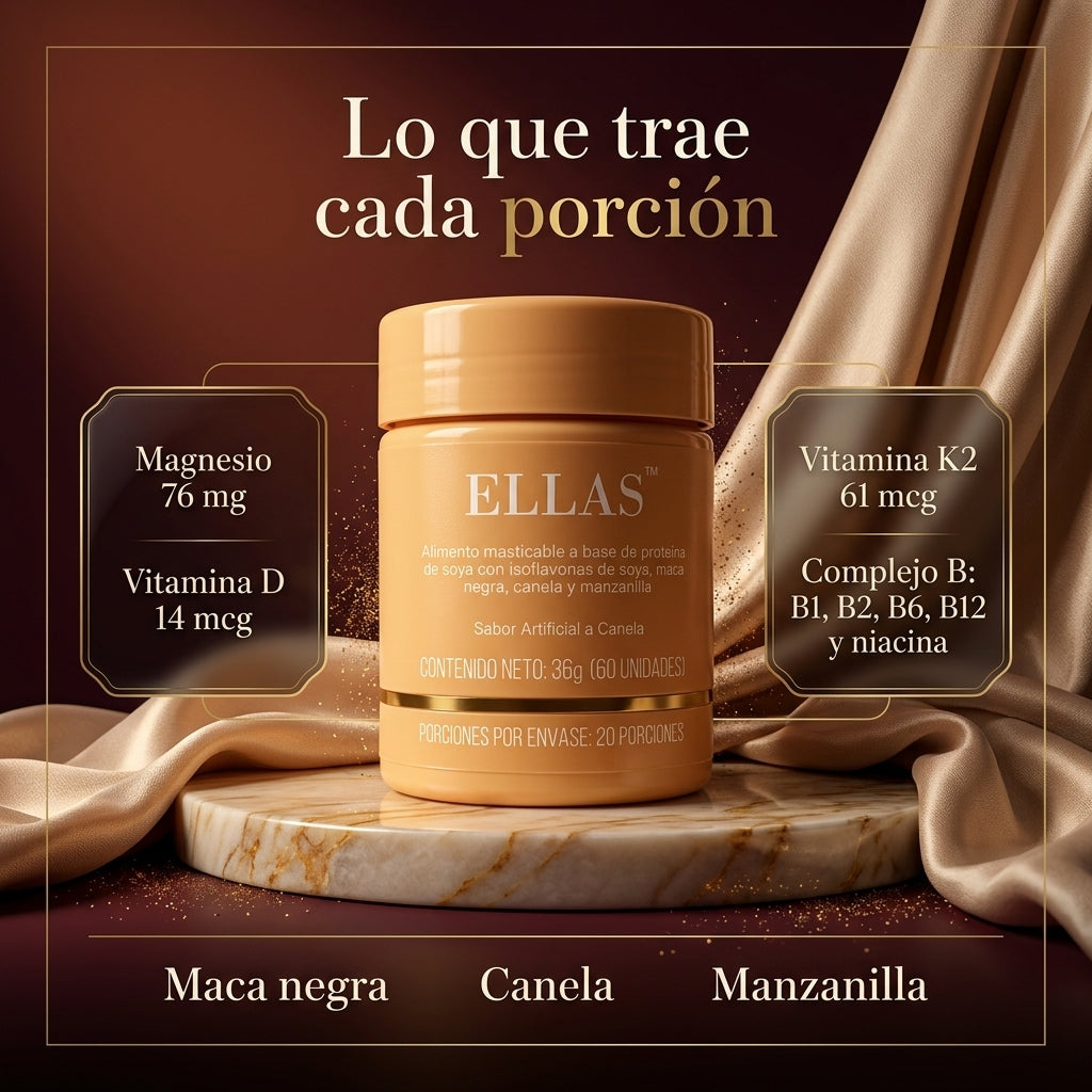 Lo que trae cada porción de ELLAS