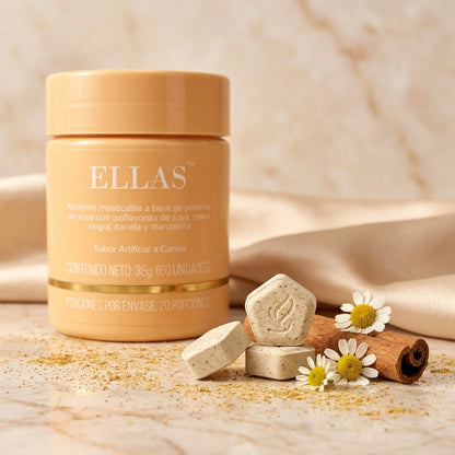 ELLAS™ Menopausia Favorece a resequedad intima, la falta de deseo y los cambios de animo.